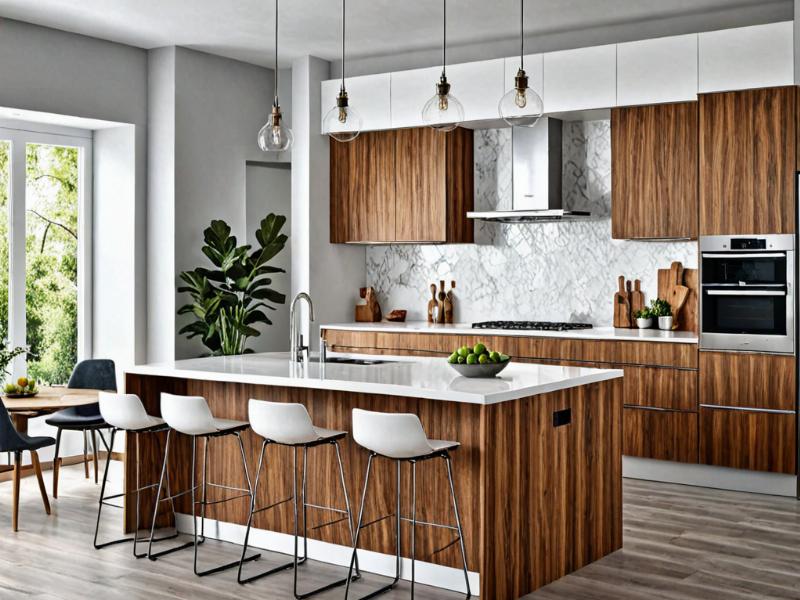 Beautiful refaced kitchen cabinets showcasing modern design